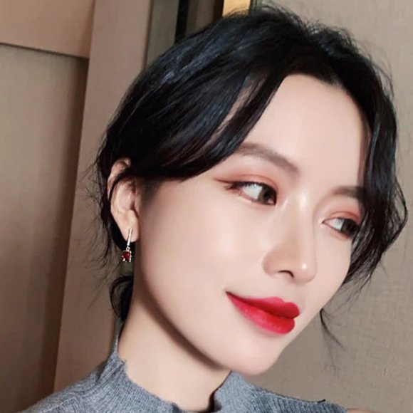 💎NWT Ruby and Diamond Earrings - Picture 3 of 3